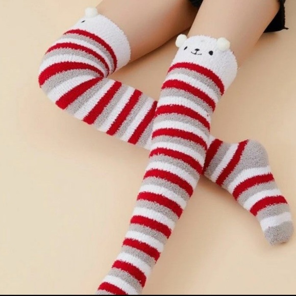 Long Fuzzy Socks - Picture 3 of 12